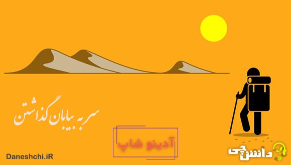 معنی سر به بیابان گذاشتن