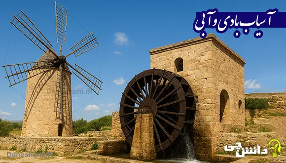 تحقیق در مورد آسیاب بادی و آبی