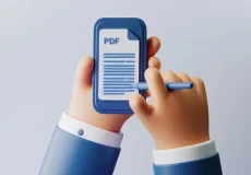 آموزش تصویری نحوه نوشتن متن در پی دی اف در گوشی اندروید