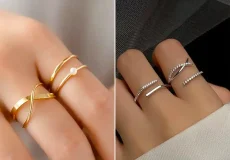انگشتر مینیمال طلا زیبا
