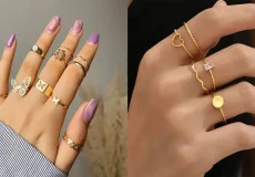 انگشتر کیوت زنانه + زیباترین و جالب ترین مدل های انگشتر زنانه استیل و طلا فانتزی