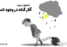 تحقیق در مورد آثار گناه در وجود انسان