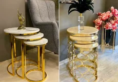 عسلی کنار مبلی فانتزی شیک