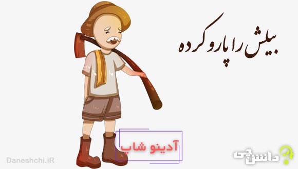 ضرب المثل بیلش را پارو کرده