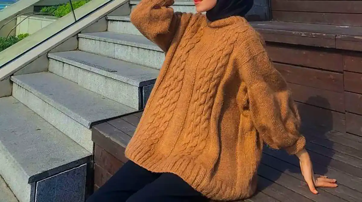 بلوز بافتنی دخترانه