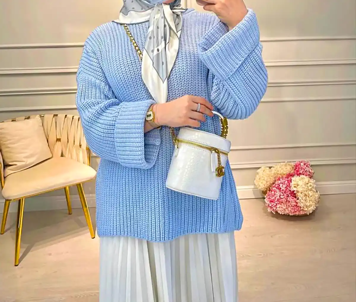 بلوز بافتنی دخترانه