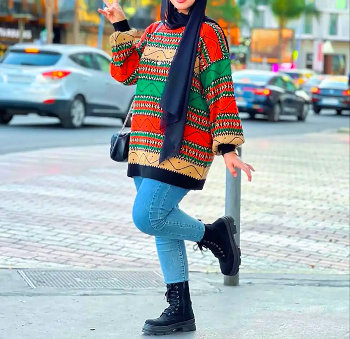 بلوز بافتنی دخترانه