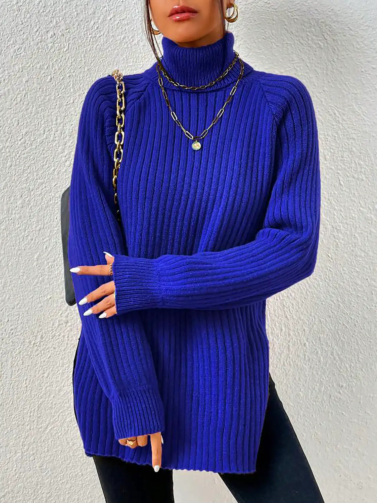 بلوز یقه اسکی گرم و ترند