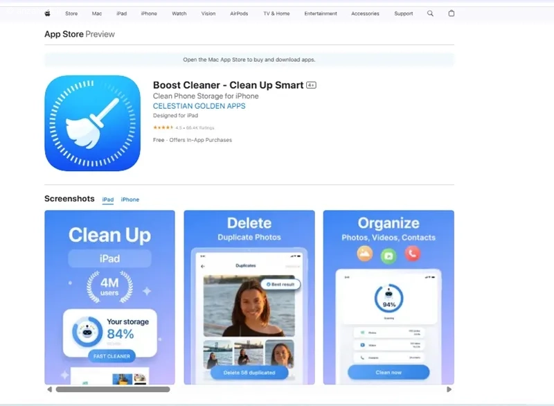 خالی کردن حافظه گوشی آیفون