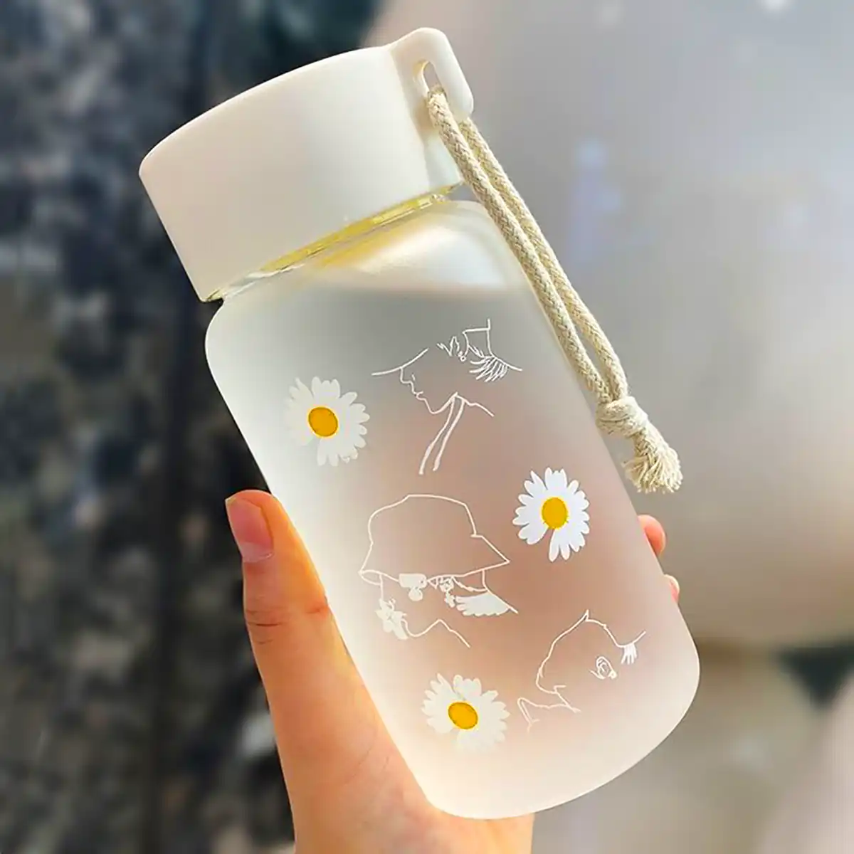 بطری آب شیشه ای ترند