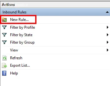 تغییر تنظیمات پیشرفته فایروال برای حل مشکلSSL Connect error 5 دانلود منیجر