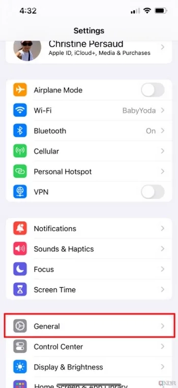 Settings تغییر زبان ساعت اپل واچ