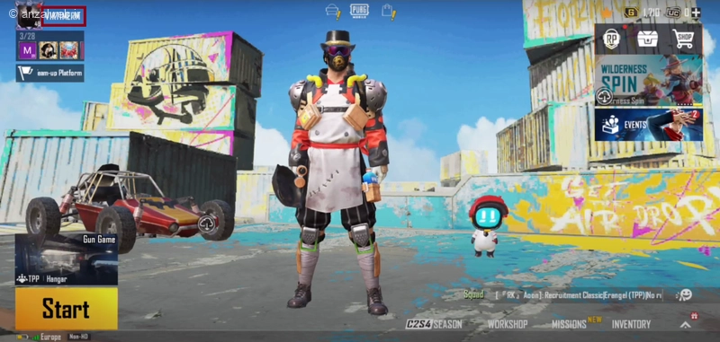 نحوه تغییر اسم در پابجی موبایل 