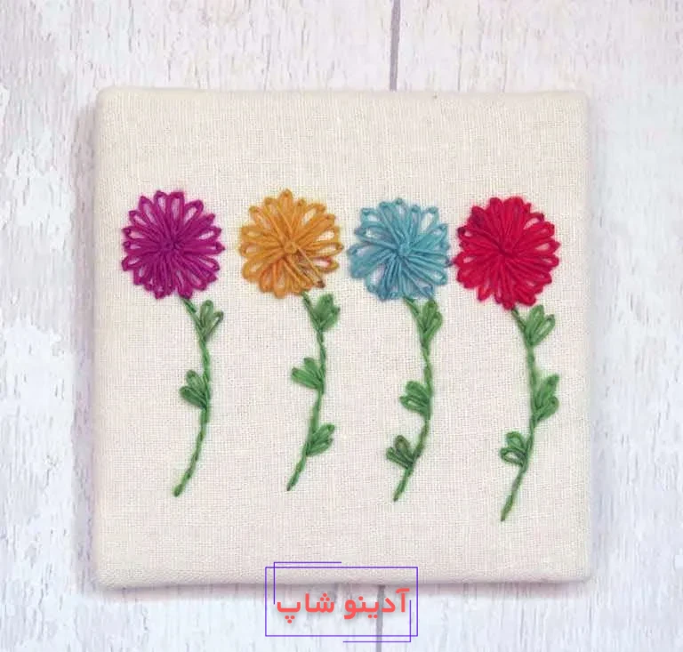 آموزش مرحله به مرحله گلآدینوشاپ داوودی