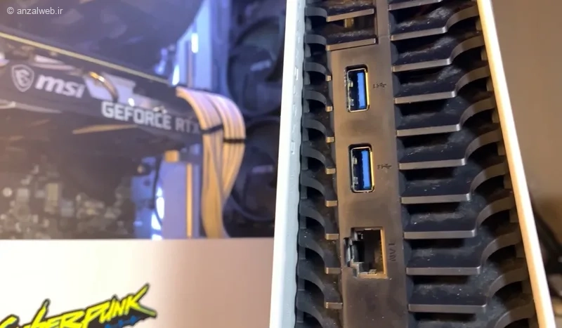 شارژ کردن دسته ps5 با کامپیوتر