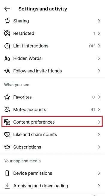 رفع فیلتر سن در اینستاگرام