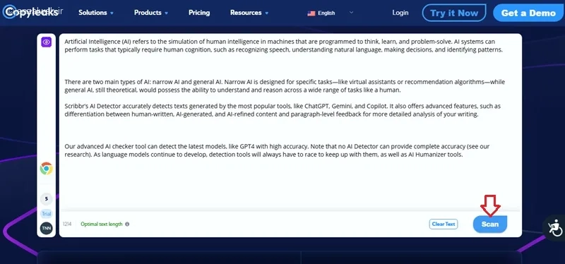 تشخیص هوش مصنوعی بودن متن