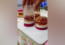 آموزش تهیه ژله مجلسی انار برای تزیین سفره یلدا