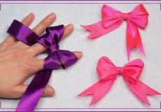 ترفند آسان برای درست کردن پاپیون تزئینی با ربان