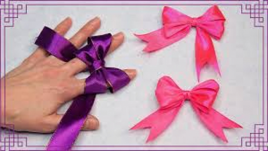 ترفند آسان برای درست کردن پاپیون تزئینی با ربان