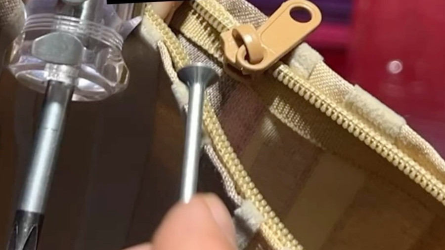 ترفند جا انداختن سر زیپ های خارج شده و خراب - تعمیر زیپ - خیاطی