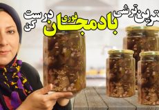 طرز تهیه بهترین ترشی بادمجان فوری خانگی