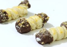 طرز تهیه شیرینی خیلی آسون و سریع با خمیر هزارلا