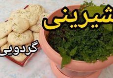طرز تهیه شیرینی گردویی/ شیرینی عید/ شیرینی گردویی