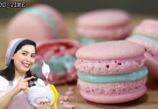 طرز تهیه ماکارون فرانسوی و فیلینگ گاناش با آرزو/همراه با تمام نکات پخت ماکارون