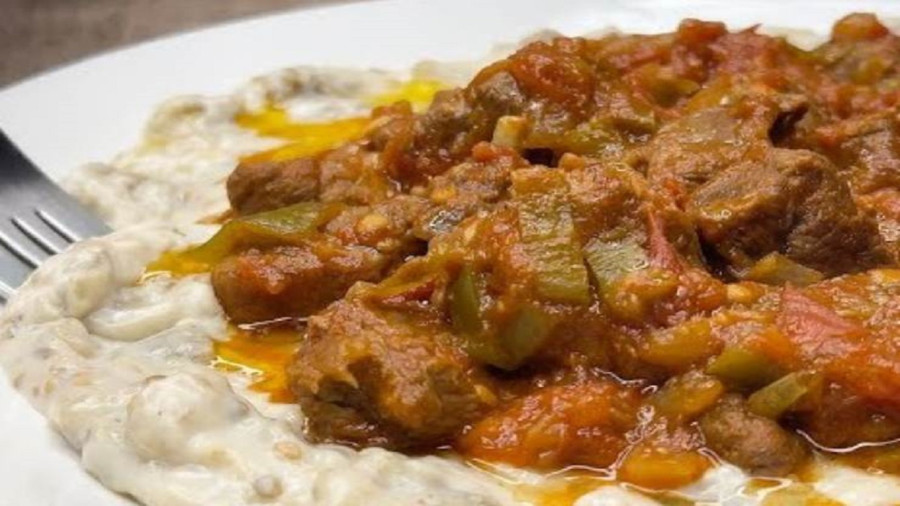 طرز پخت &laquo;هونکار ;، یک غذای مشهور ترکی به روش آشپز ماهر ایتالیایی