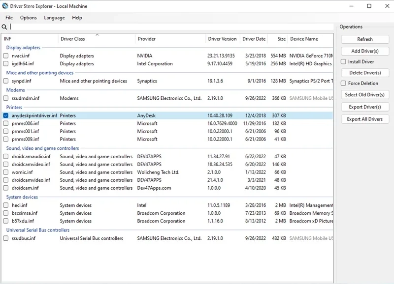 نصب خودکار درایور ویندوز 11