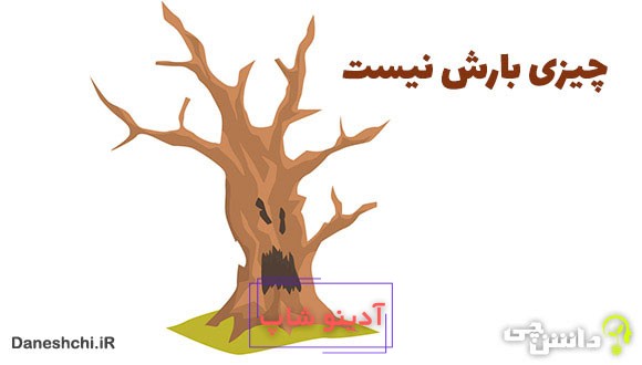 معنی چیزی بارش نیست