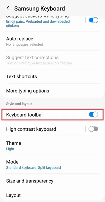 فعال کردن مشاهده تاریخچه کلیپ بورد گوشی