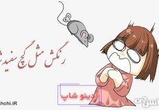 معنی رنگش مثل گچ سفید شد