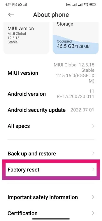 رفع مشکل نچرخیدن صفحه گوشی شیائومی