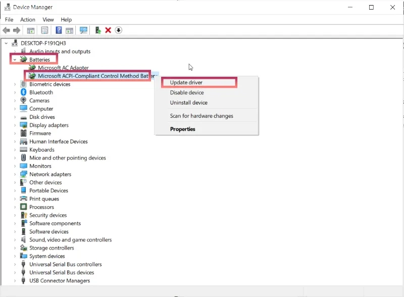 روش‌های حل مشکل باتری لپ تاپ اچ پی
