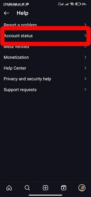 دلایل حل مشکل اکانت استاتوس اینستاگرام