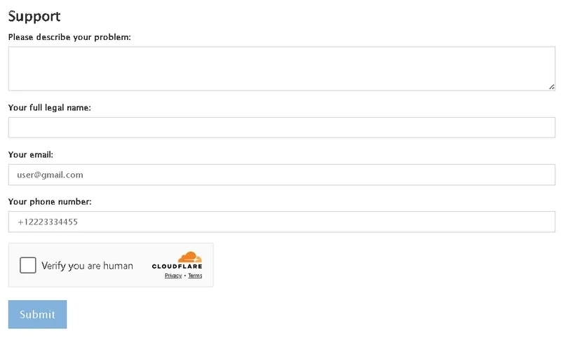 تماس با پشتیبانی تلگرام مشکل عدم ورود به تلگرام