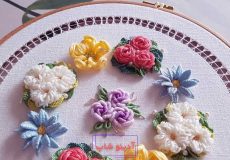 آموزش گلدوزی انواع گل