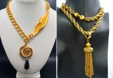 گردنی نمادار طلا شیک