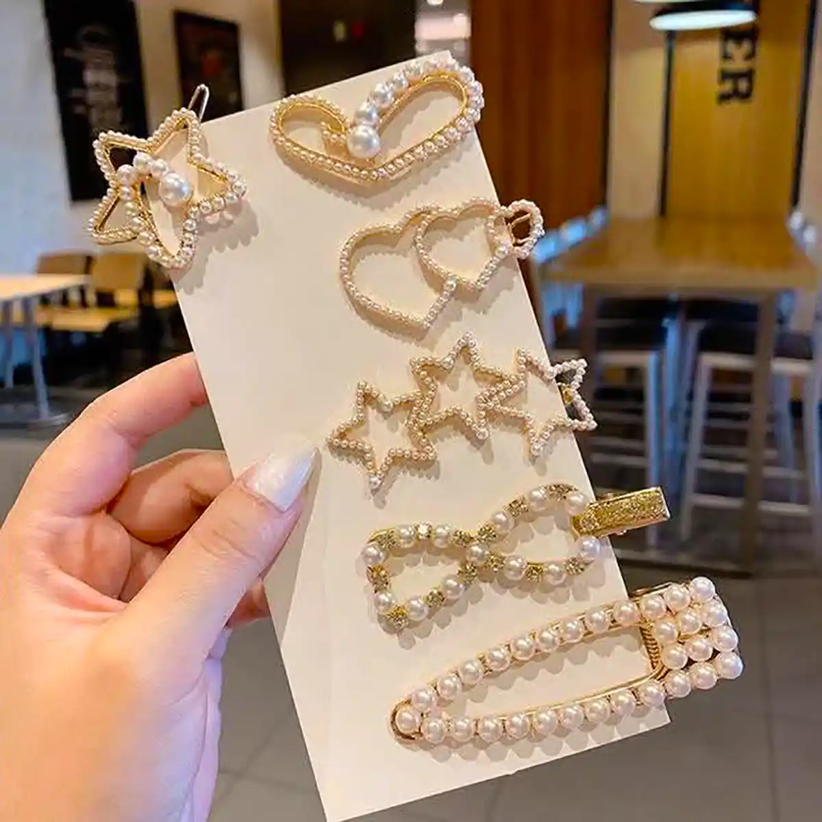 گیره مو مرواریدی جذاب