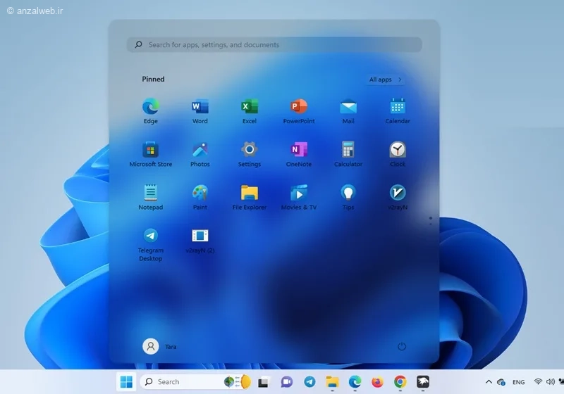 تغییر تم لپ تاپ ویندوز11