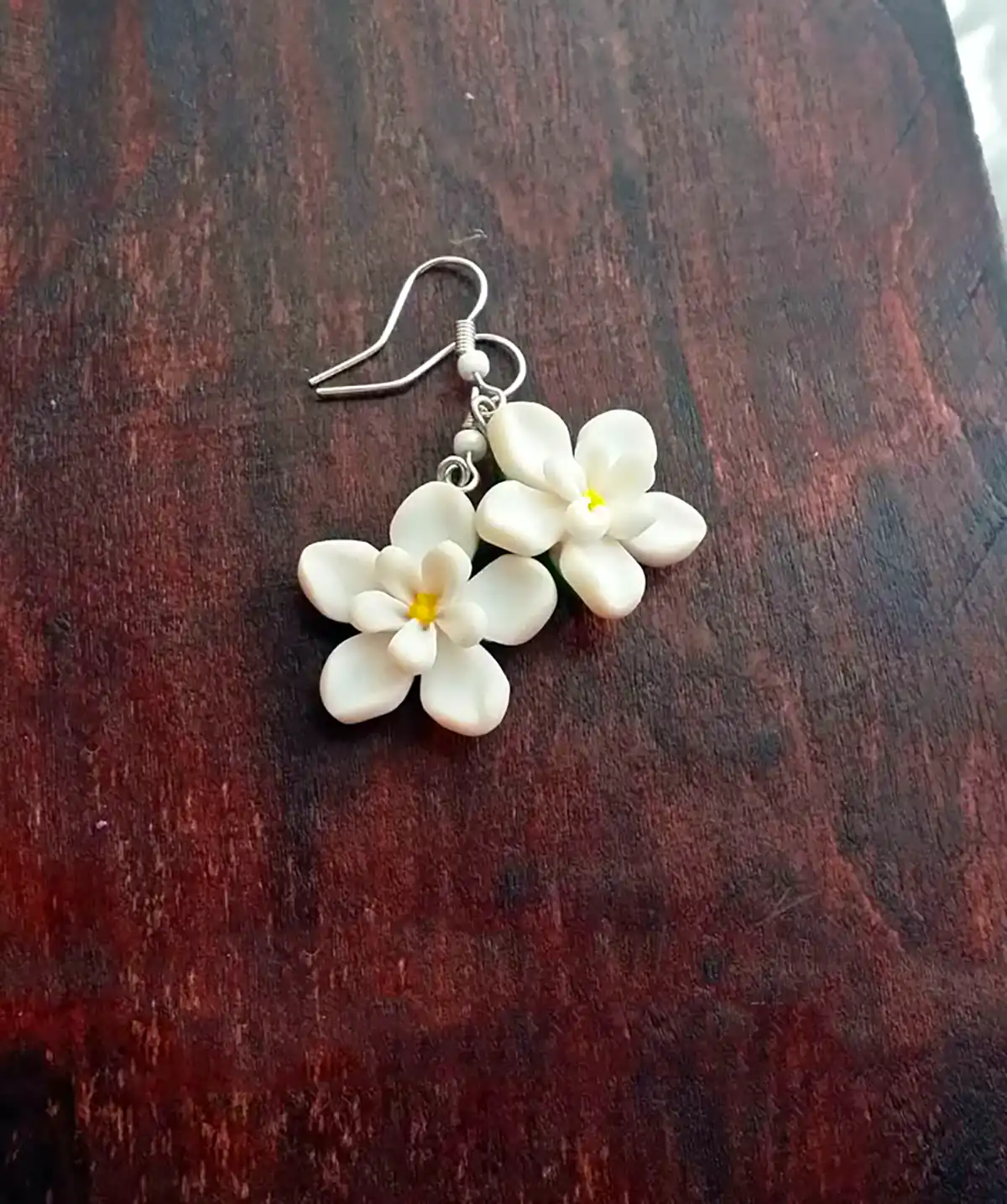 گوشواره فانتزی خمیری