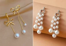 گوشواره مرواریدی زیبا و شیک