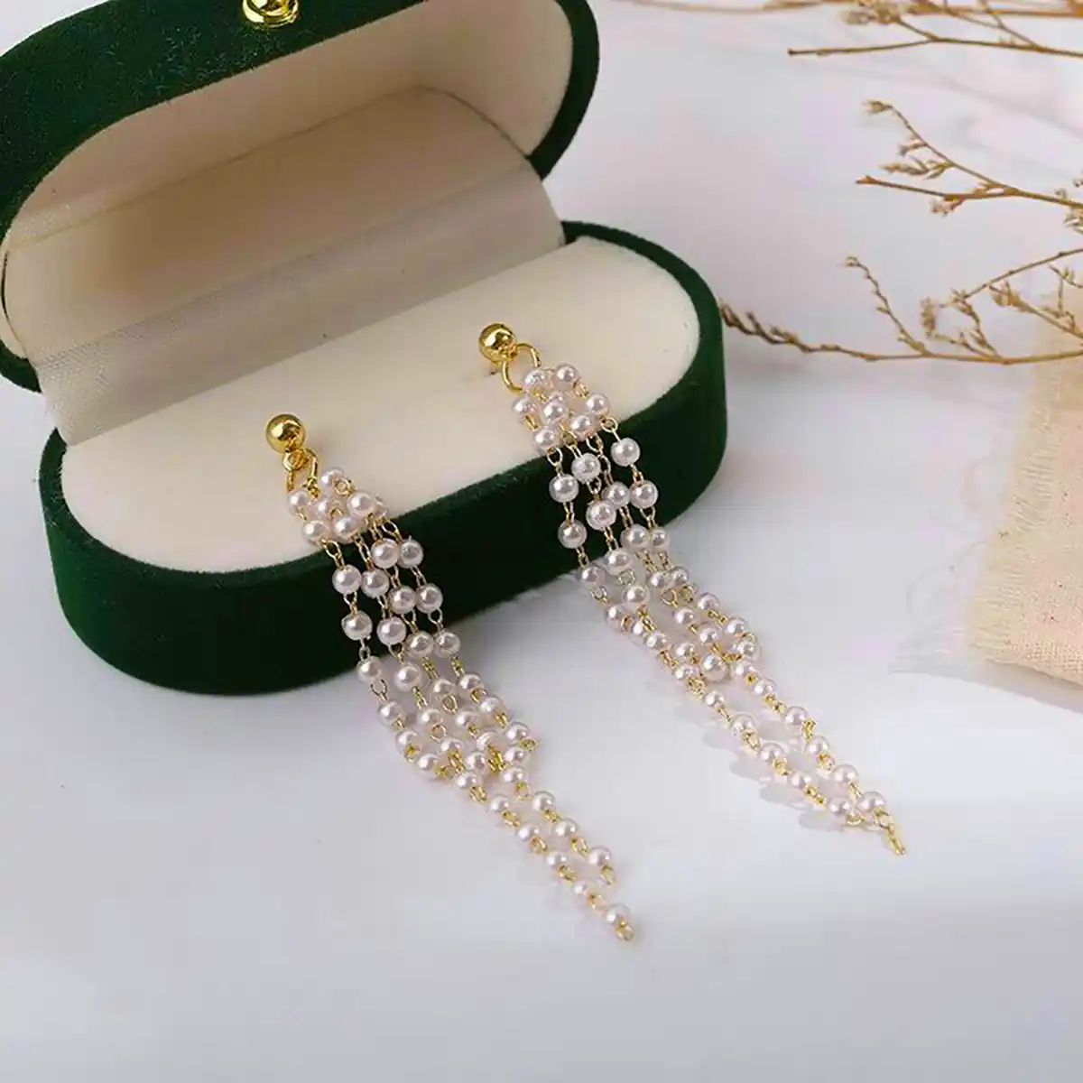 گوشواره مرواریدی زیبا و شیک