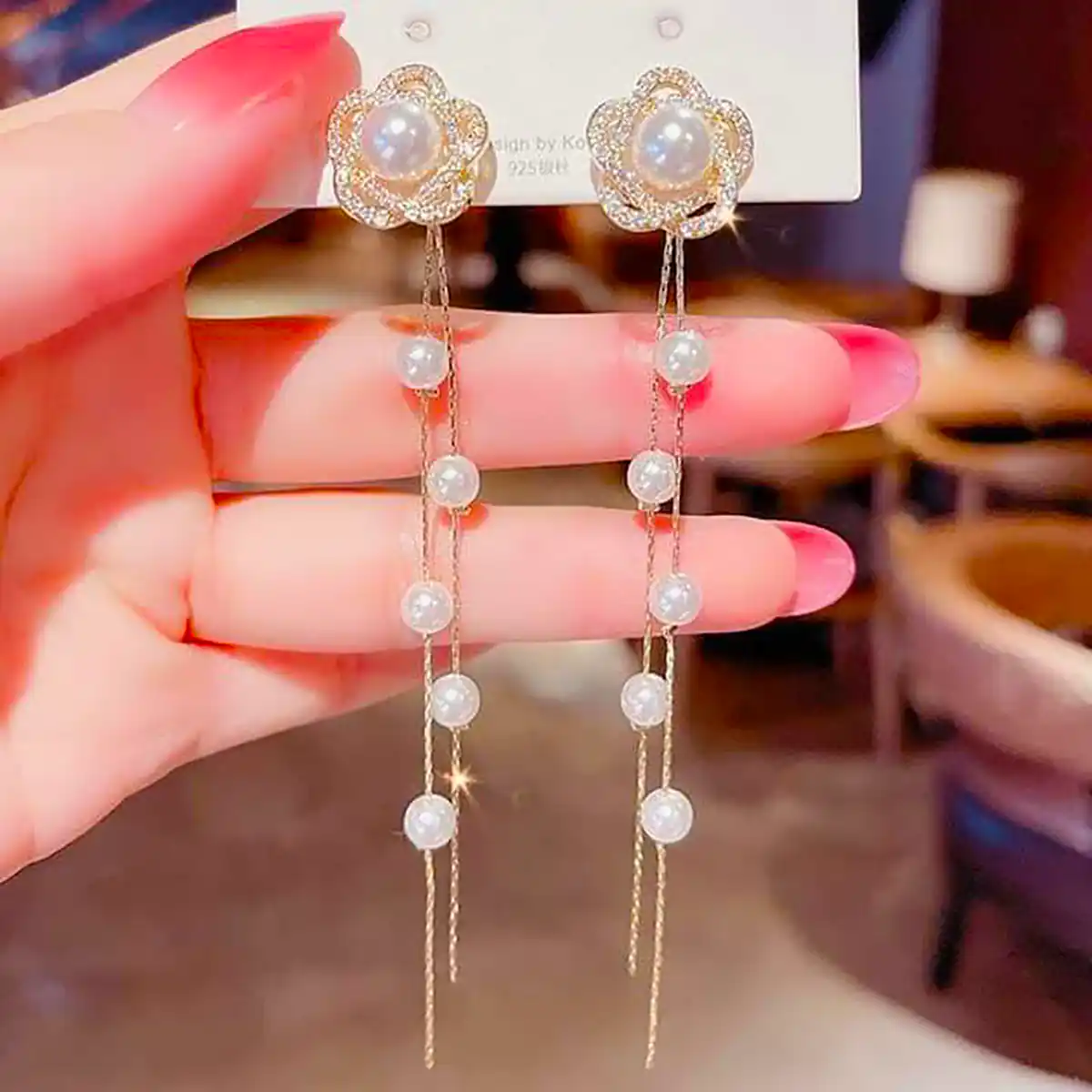 گوشواره مرواریدی زیبا و شیک