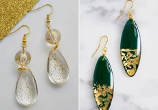 گوشواره رزین شیک و خاص