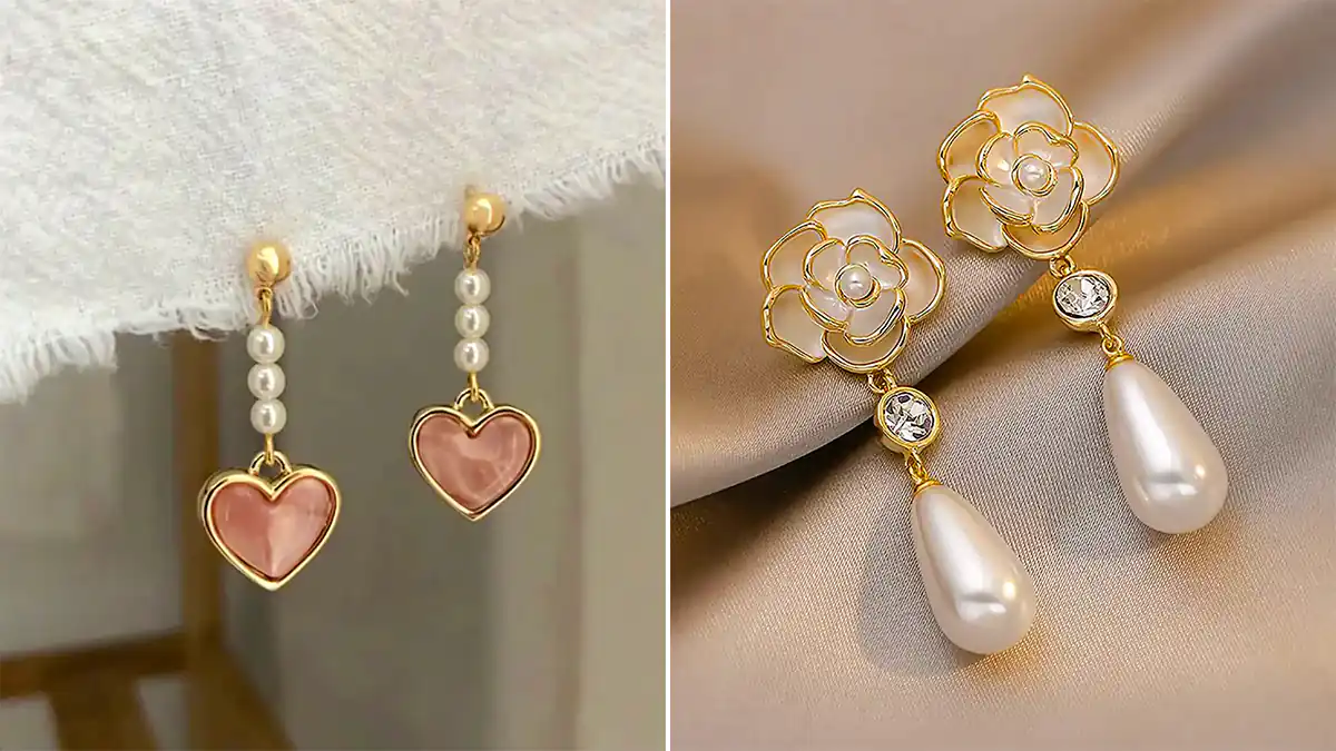 گوشواره طلا لاکچری