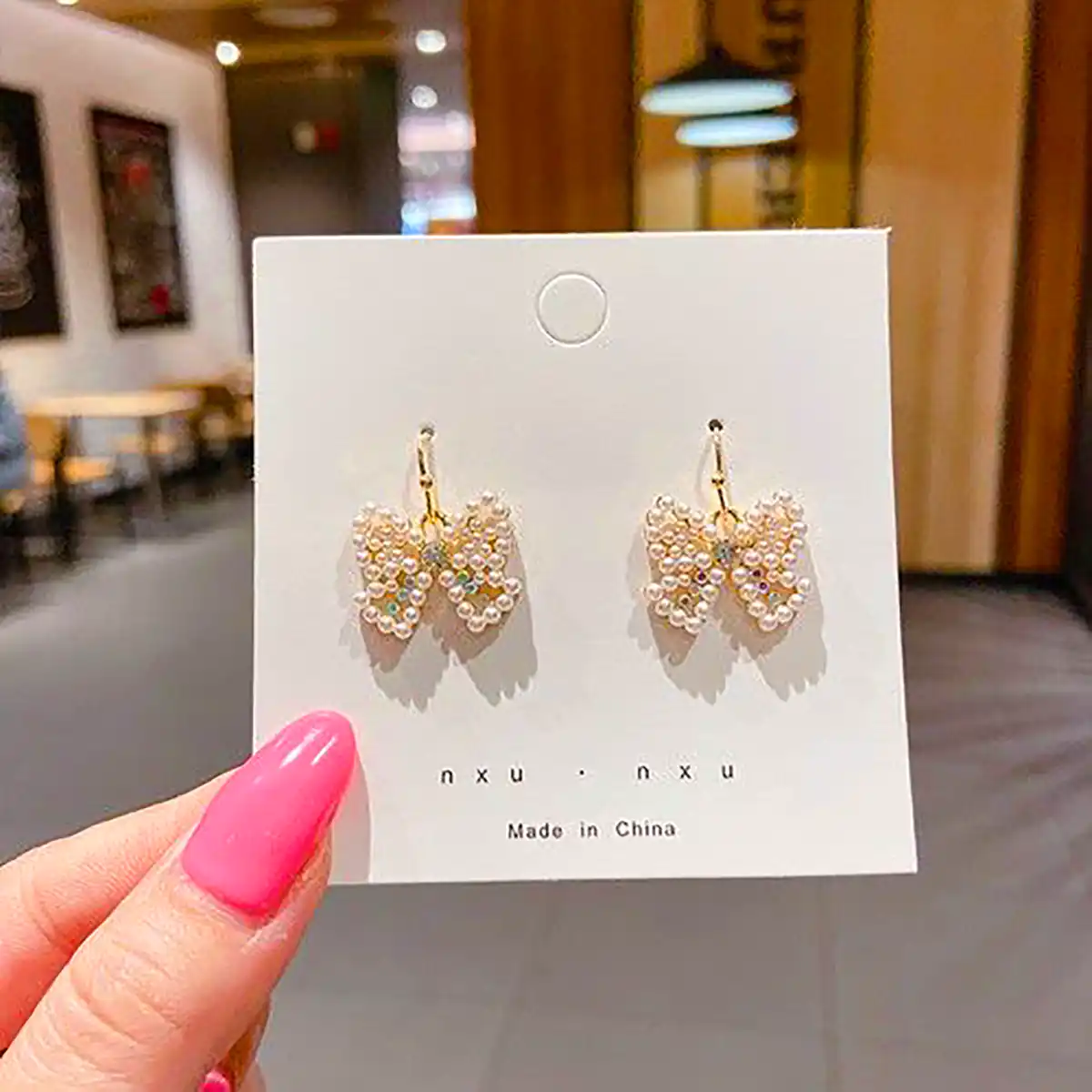 گوشواره طلا لاکچری