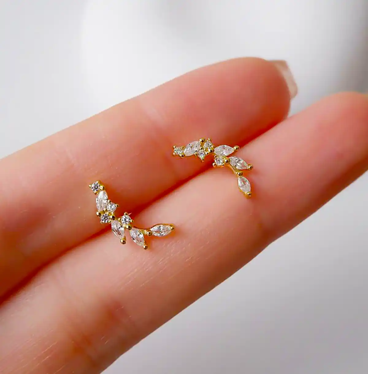 گوشواره ریز طلا زیبا